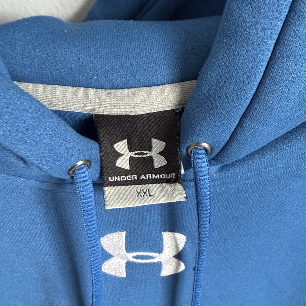 Under Armour Men's Deep Blue Hoodie XXL - Picture 2 of 4